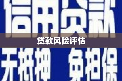 乐山贷款风险评估