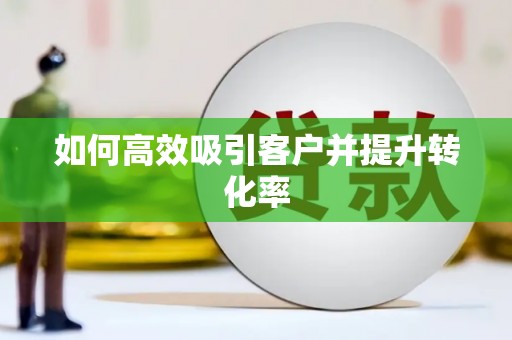 乐山如何高效吸引客户并提升转化率