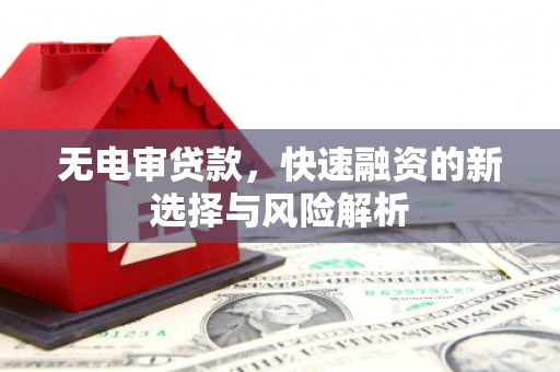 乐山无电审贷款，快速融资的新选择与风险解析