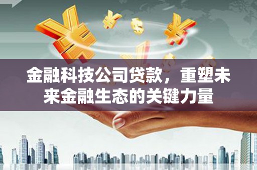 乐山金融科技公司贷款，重塑未来金融生态的关键力量