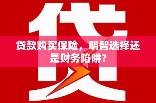 乐山贷款购买保险，明智选择还是财务陷阱？