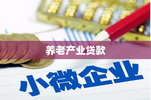 乐山养老产业贷款