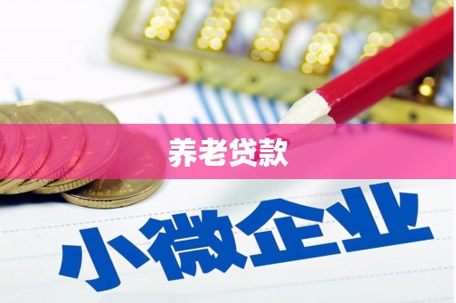 乐山养老贷款