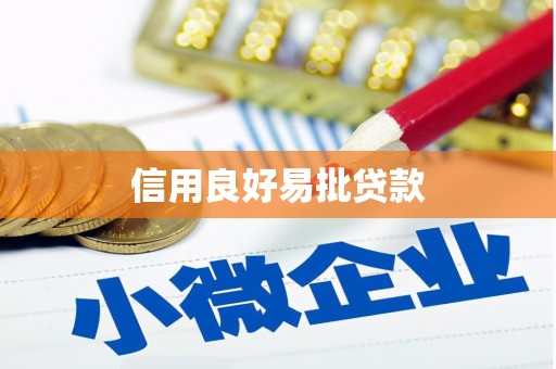 乐山信用良好易批贷款